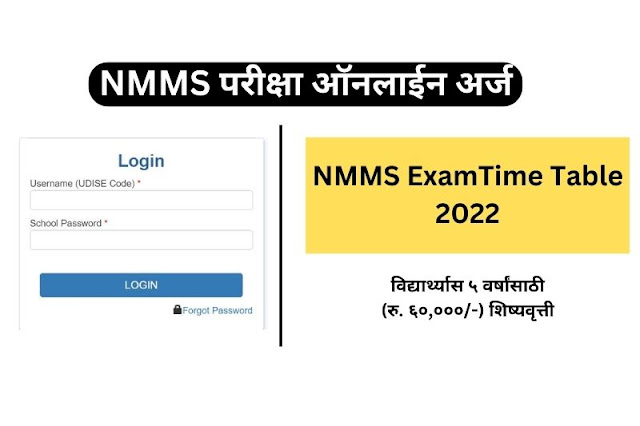 NMMS Exam Date Maharashtra